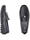 CD Diamond Drawstring Loafers Black - DIOR - BALAAN 3