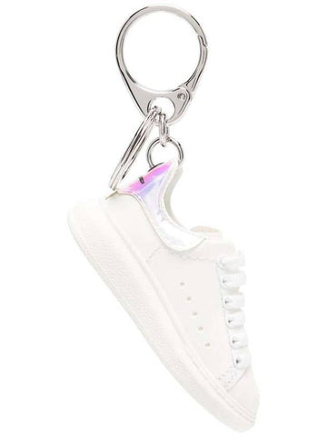 oversized sneakers key holder white - ALEXANDER MCQUEEN - 1