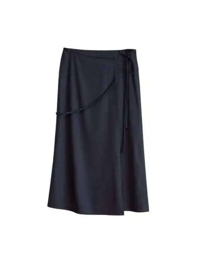 Women's Tailored Long A Line Skirt Jet Black - LEMAIRE - BALAAN 2