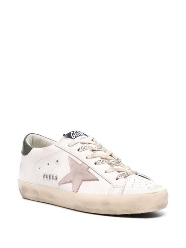 Superstar Dark Green Top Low Top Sneakers White - GOLDEN GOOSE - BALAAN 3