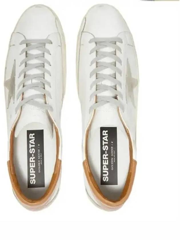 Superstar Brown Tab Sneakers White - GOLDEN GOOSE - BALAAN 4