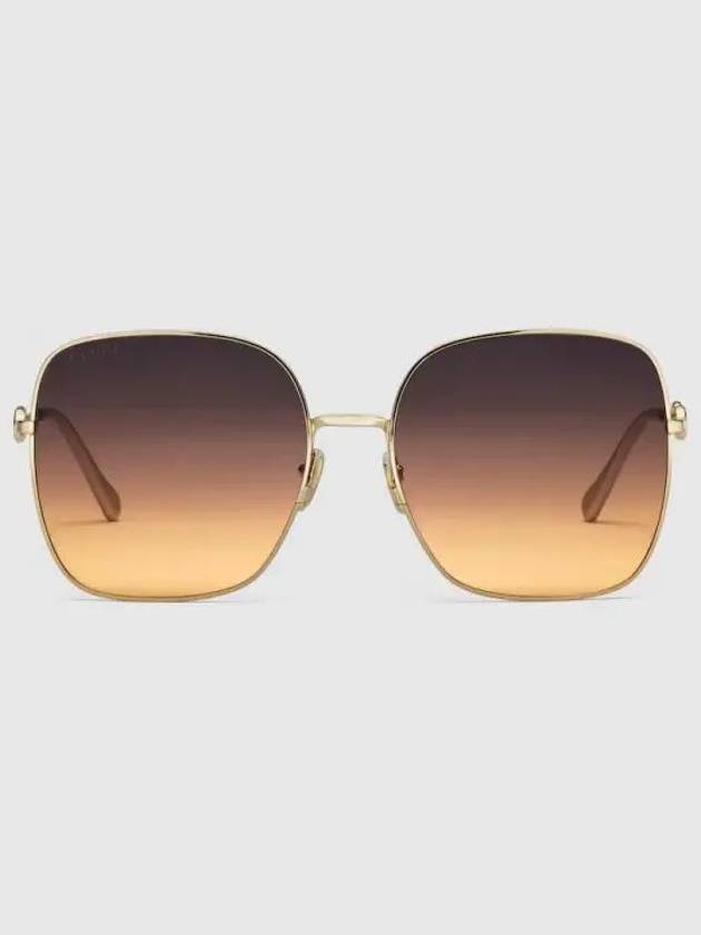 square frame sunglasses gold multicolor 648494I33308076 - GUCCI - BALAAN 2