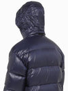 Re-Nylon Padded Down Jacket Blue - PRADA - BALAAN 7