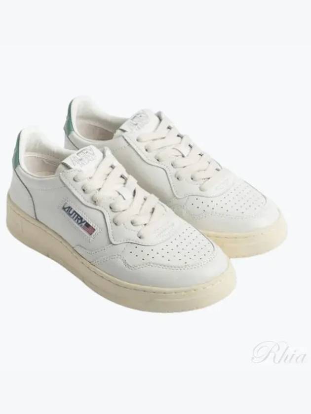 Medalist Green Tab Low Top Sneakers White - AUTRY - BALAAN 2