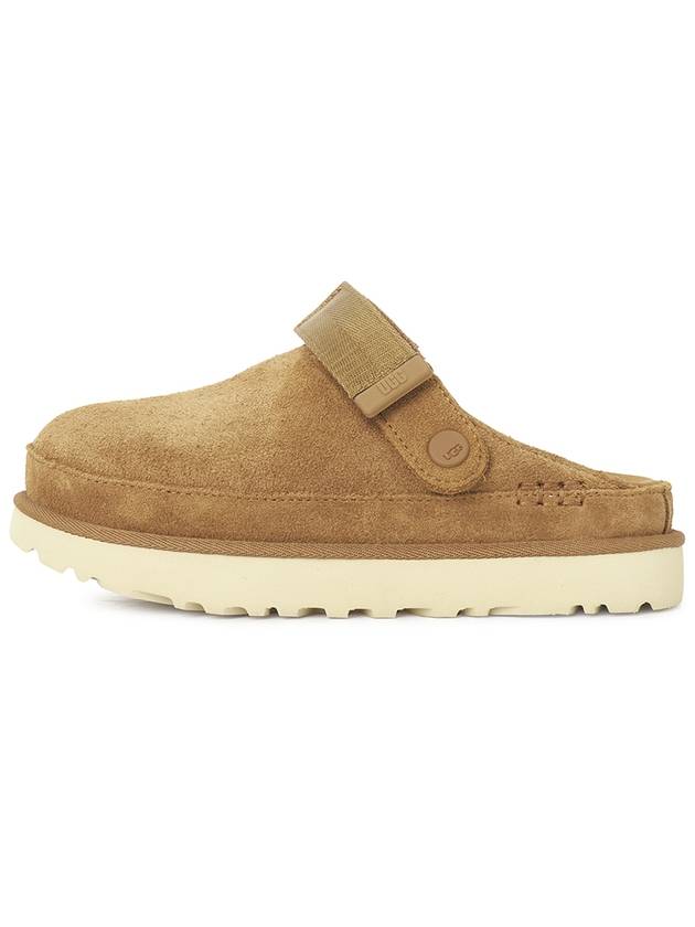 Women's Golden Star Suede Clog Mule Chestnut - UGG - BALAAN 5