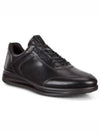 Aquet Low Top Sneakers Black - ECCO - BALAAN 2