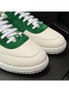 Men's Sneakers Suede Calfskin White Green - CHANEL - BALAAN 5