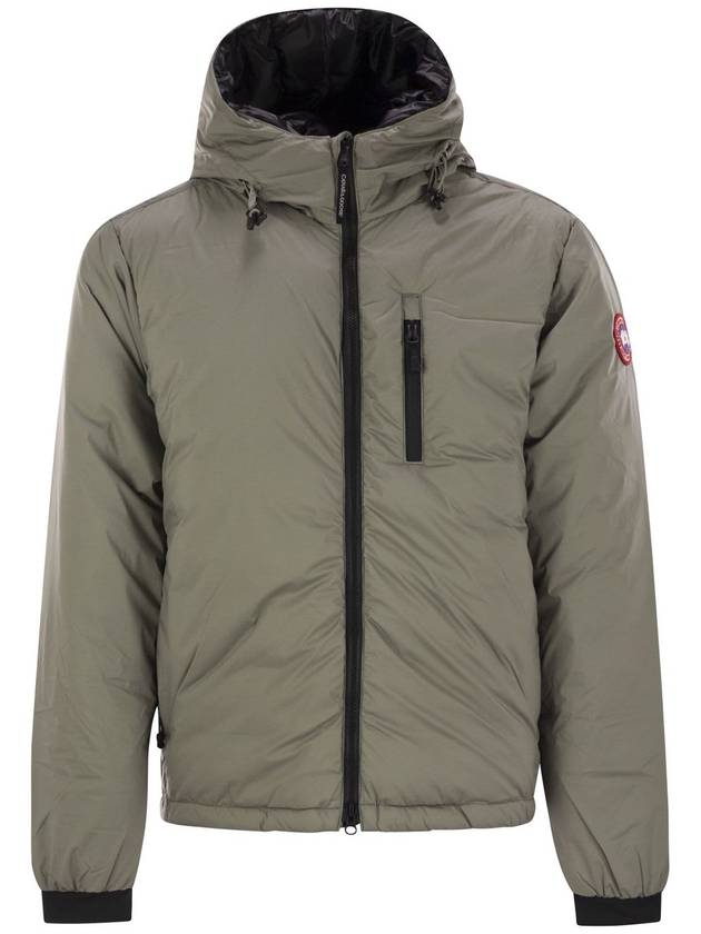 Men s Padding LODGE Hooded down Jacket with matt finish - CANADA GOOSE - BALAAN 1