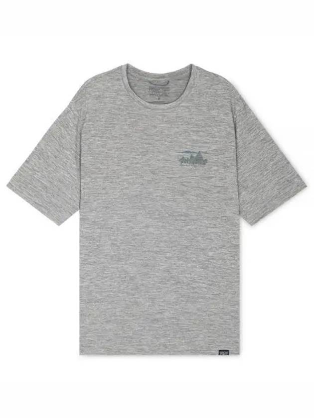 Capilene Cool Daily Graphic Short Sleeve T-Shirt Feather Grey - PATAGONIA - BALAAN 2