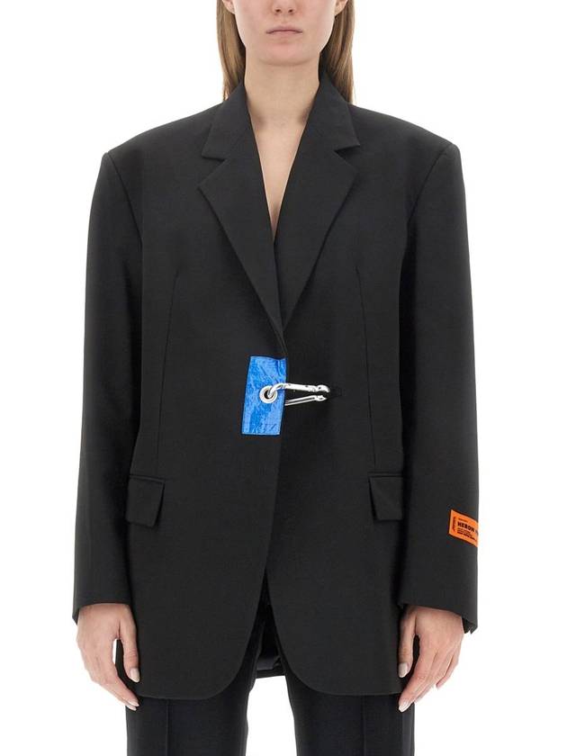 Heron Preston Jacket With Carabiner - HERON PRESTON - BALAAN 1