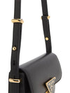 Leather Shoulder Bag Black - PRADA - BALAAN 10