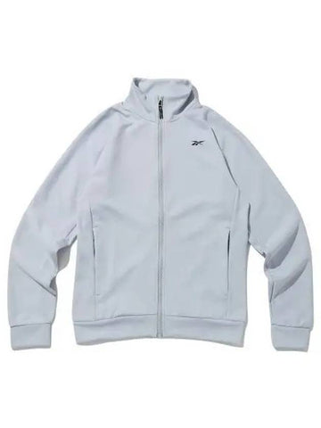 DMX STRETCH Pique Track Jacket Gray HK7044 - REEBOK - BALAAN 1