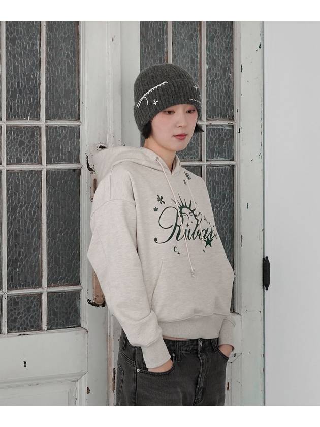 Sunrise Logo HOODIE OATMEAL - RUBATI - BALAAN 3