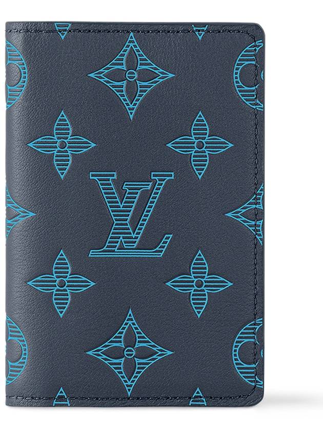 Pocket Organizer Card Wallet Navy - LOUIS VUITTON - BALAAN 2