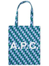 Roux Canvas Tote Bag Blue - A.P.C. - BALAAN 1