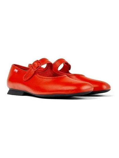 Casi Myra Mary Jane Leather Flat Red - CAMPER - BALAAN 2