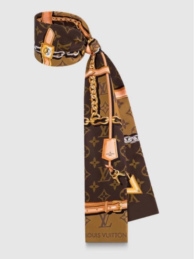 Monogram Confidential Bandeau Scarf Brown - LOUIS VUITTON - BALAAN 8