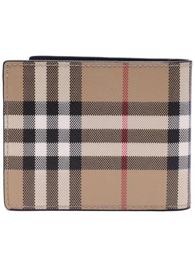 Vintage Check Heelfold Half Wallet Beige - BURBERRY - BALAAN 5