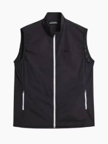 Men's Ash Light Packable Vest Black - J.LINDEBERG - BALAAN 1