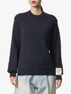 Back Logo Cotton Knit Top Dark Blue - GOLDEN GOOSE - BALAAN 2