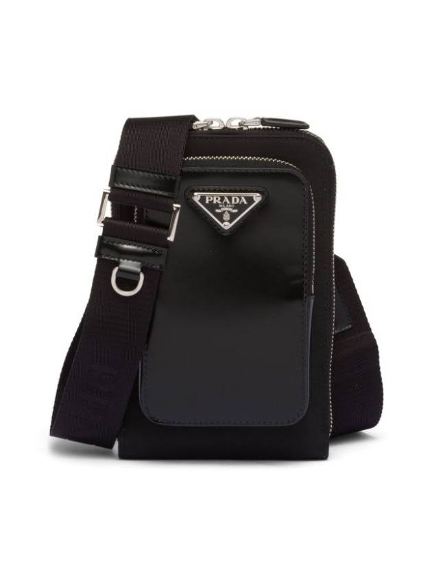 triangle-logo panelled smartphone case - PRADA - BALAAN 1