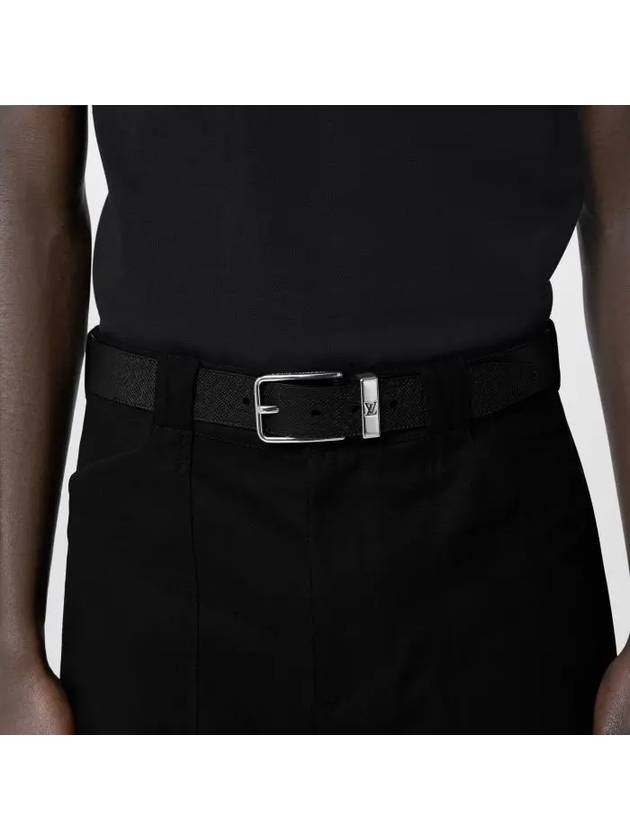 Pont Neuf 35MM Leather Belt Black - LOUIS VUITTON - BALAAN 4