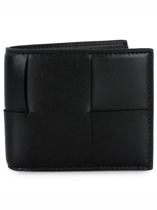 Intrecciato Cassette Half Wallet Black - BOTTEGA VENETA - BALAAN 2