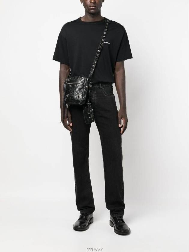 Lecagol Lambskin Cross Bag Black - BALENCIAGA - BALAAN 7