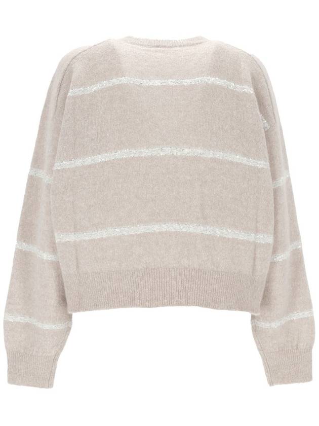 24FW Sweater MSP710602P CHL22 OYSTER - BRUNELLO CUCINELLI - BALAAN 4