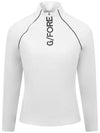 Women's Sun Shield Silky Tech Base Layer Nylon Long Sleeve T-Shirt White - G/FORE - BALAAN 2