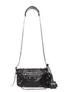 Zipper Stud Arena Lambskin Shoulder Bag Black - BALENCIAGA - BALAAN 2