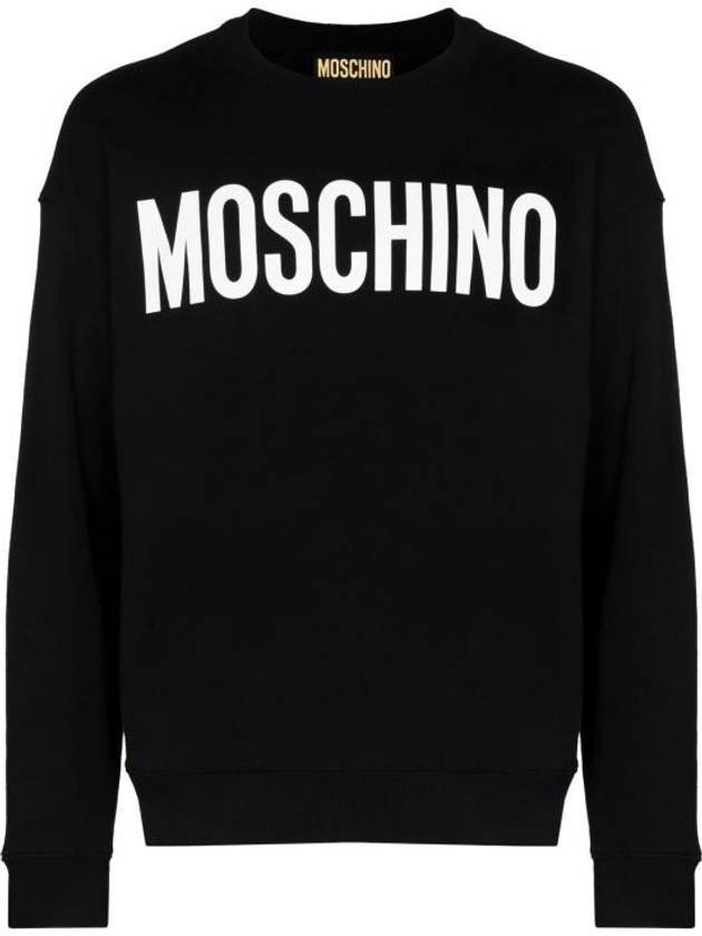 hooded sweatshirt A17017028 1555 black - MOSCHINO - BALAAN 1