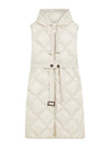 Women s Tregil Belt Padded Vest Sand - MAX MARA - BALAAN 1