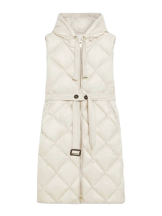 Women s Tregil Belt Padded Vest Sand - MAX MARA - BALAAN 1