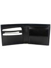 Blade Embroidery Half Wallet Black - GUCCI - BALAAN 4