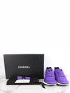 CC logo violet sneakers 36 5 - CHANEL - BALAAN 2