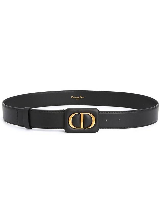 Bobbi Leather Belt Black - DIOR - BALAAN 1