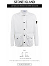 Brushed Cotton Canvas Old Effect Jacket White - STONE ISLAND - BALAAN 3