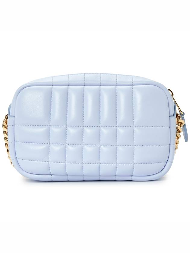 Quilted Mini Lola Camera Cross Bag Light Blue - BURBERRY - BALAAN 5