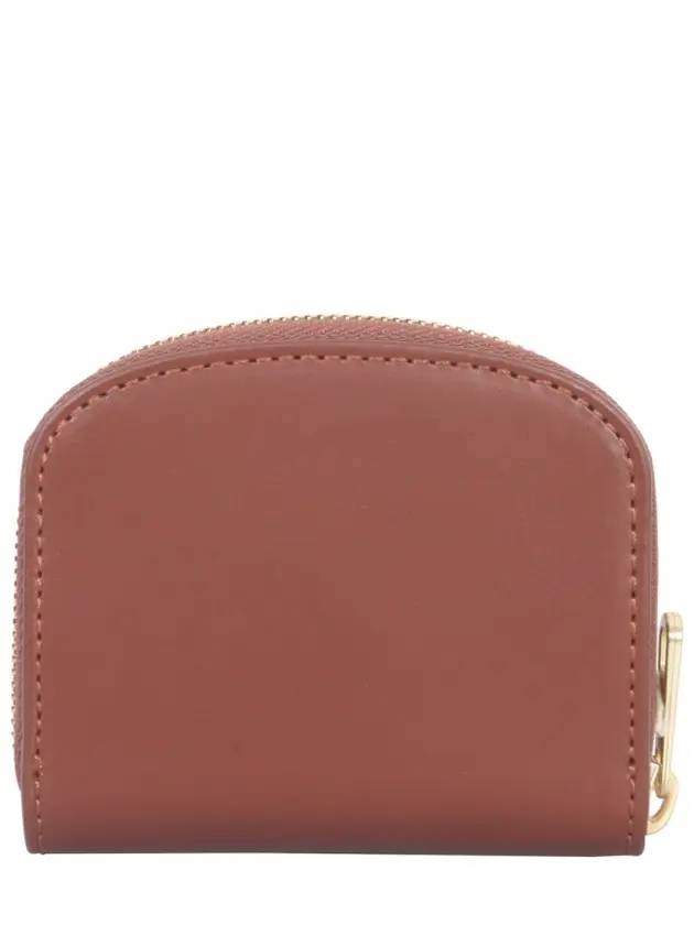 A.P.C. Half Moon Card Coin Purse Brown PXAWV F63437 CAD - A.P.C. - BALAAN