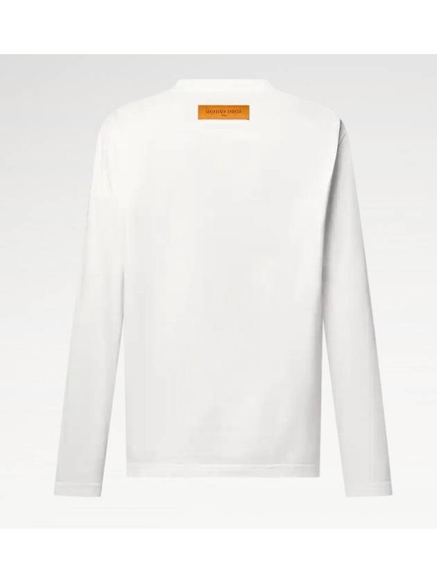 1AGJQE Embossed LV Long Sleeved T Shirt - LOUIS VUITTON - BALAAN 3