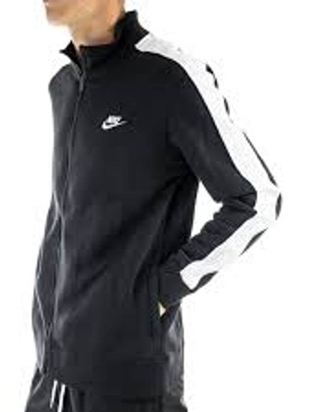 Sportswear Club Zipper Track Jacket Black - NIKE - BALAAN 4