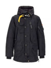 Men's Kodiak Long Hooded Jacket Black - PARAJUMPERS - BALAAN 2