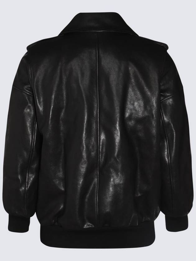 NB26 Women's Leather Jacket - ALEXANDER MCQUEEN - BALAAN 3