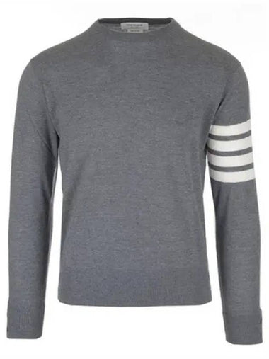 MKA002A diagonal armband merino wool classic pullover knit 1207644 - THOM BROWNE - BALAAN 1