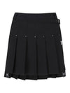 WOMEN BUCKLE DECORATIOIN PLEATS SKIRTBK - ANEWGOLF - BALAAN 1