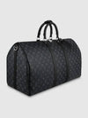 Keepall 55 Bandouliere Monogram Eclipse Duffel Bag Black - LOUIS VUITTON - BALAAN 3