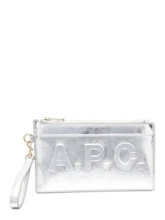 Pochette Clutch Bag Silver - A.P.C. - BALAAN 2