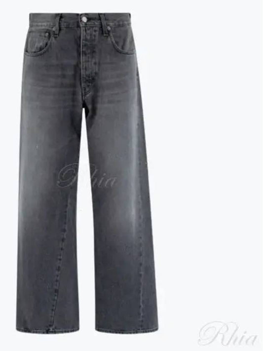 Wide Twist Black Stone 5075 Denim Pants - SUNFLOWER - BALAAN 1