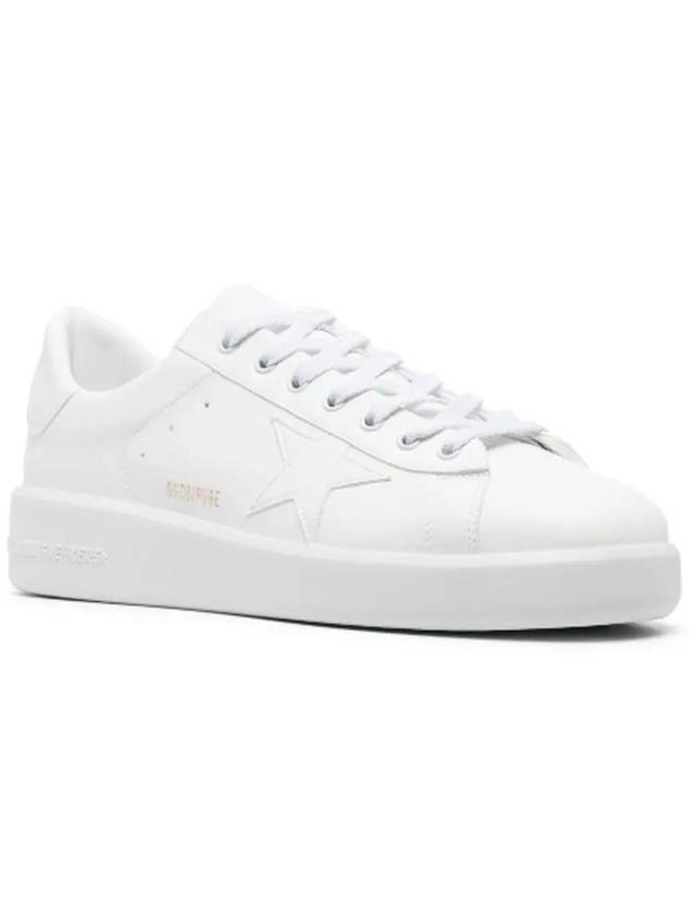 Purestar Lace-Up Low-Top Sneakers White - GOLDEN GOOSE - BALAAN 3